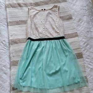 Junior's Speechless Skater Skirt Sleeveless Dress